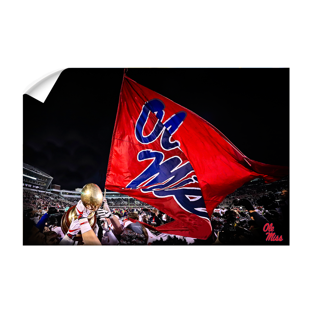 Ole Miss Rebels - Egg Bowl Victory - College Wall Art #Canvas