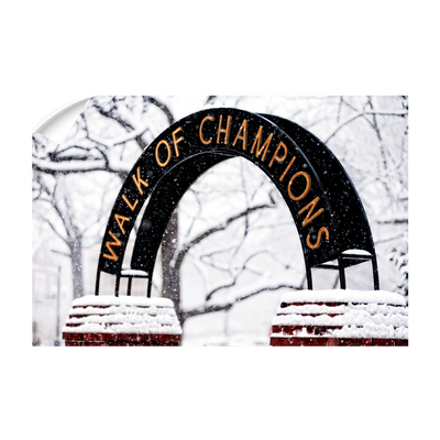 Ole Miss Rebels - Snowy Day Walk of Champions - College Wall Art #Wall Decal