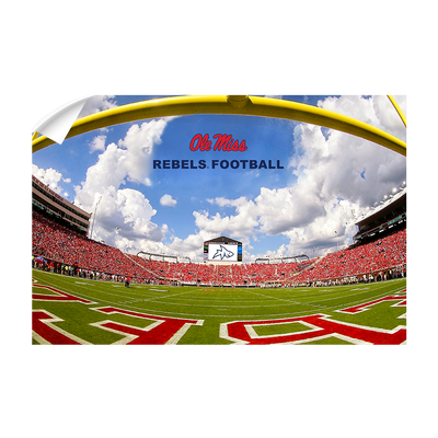 Ole Miss Rebels - End Zone Rebel Football - College Wall Art #Wall Decal