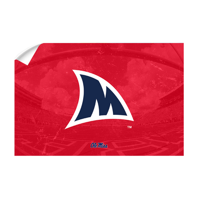 Ole Miss Rebels - Fins Up M - College Wall Art #Wall Decal