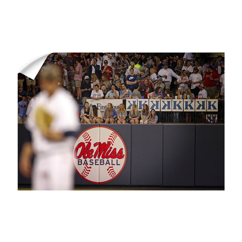Ole Miss Rebels - Ole Miss Baseball - College Wall Art #Canvas