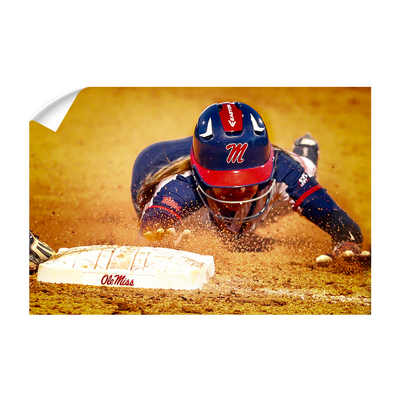 Ole Miss Rebels - Softball Safe - College Wall Art #Wall Decal