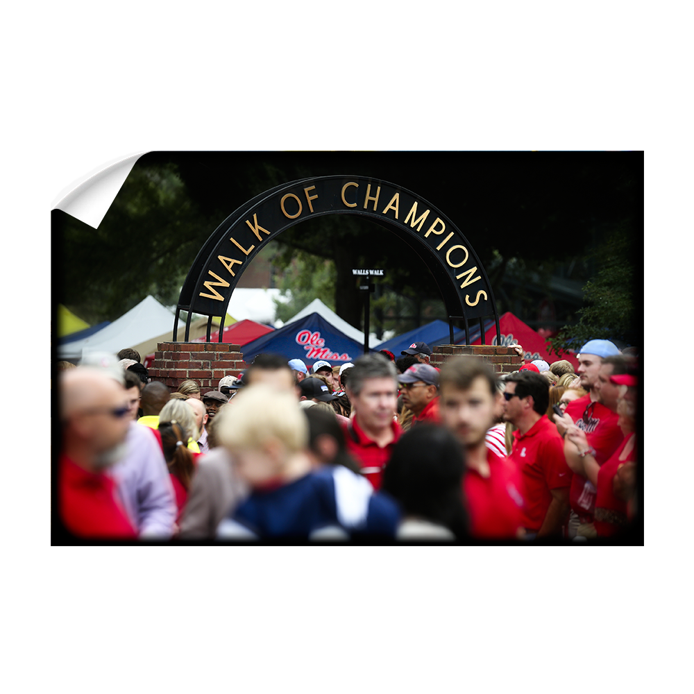 Ole Miss Rebels - Walk of Champions Grove - College Wall Art #Canvas