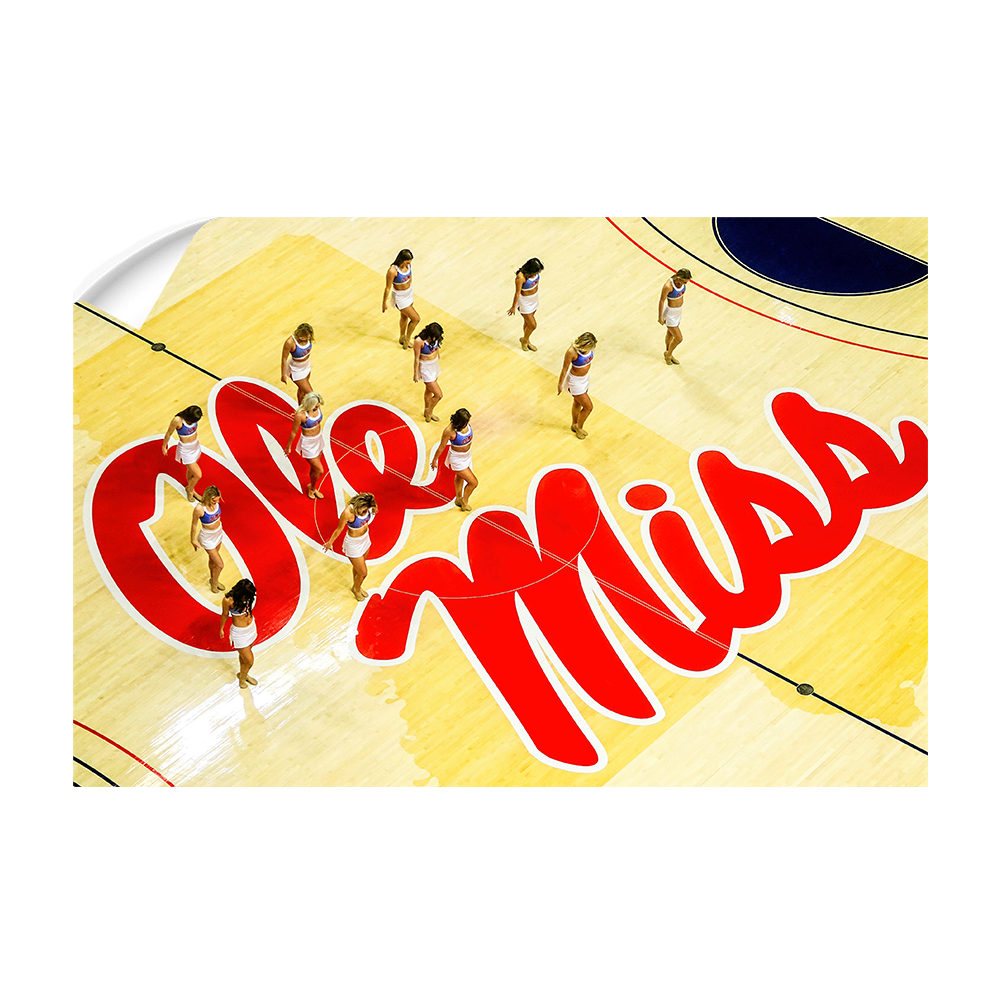 Ole Miss Rebels - Ole Miss Basketball Cheer - College Wall Art #Canvas