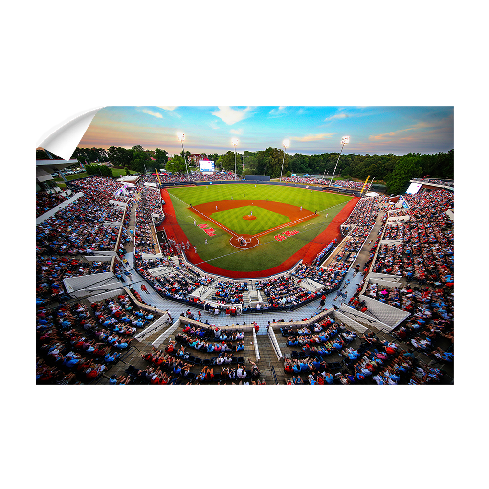 Ole Miss Rebels - Swayze Sunset - College Wall Art #Canvas