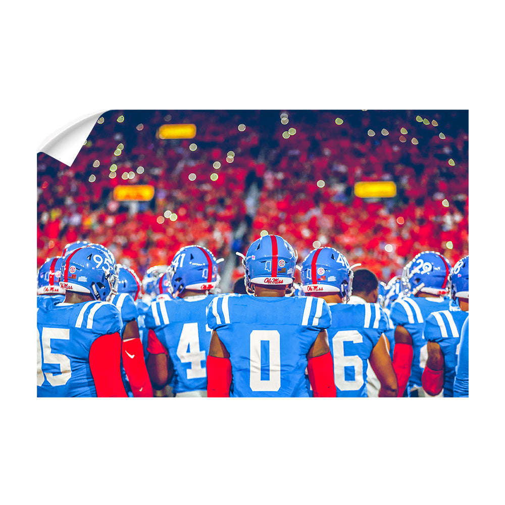 Ole Miss Rebels - All Powder - College Wall Art #Canvas