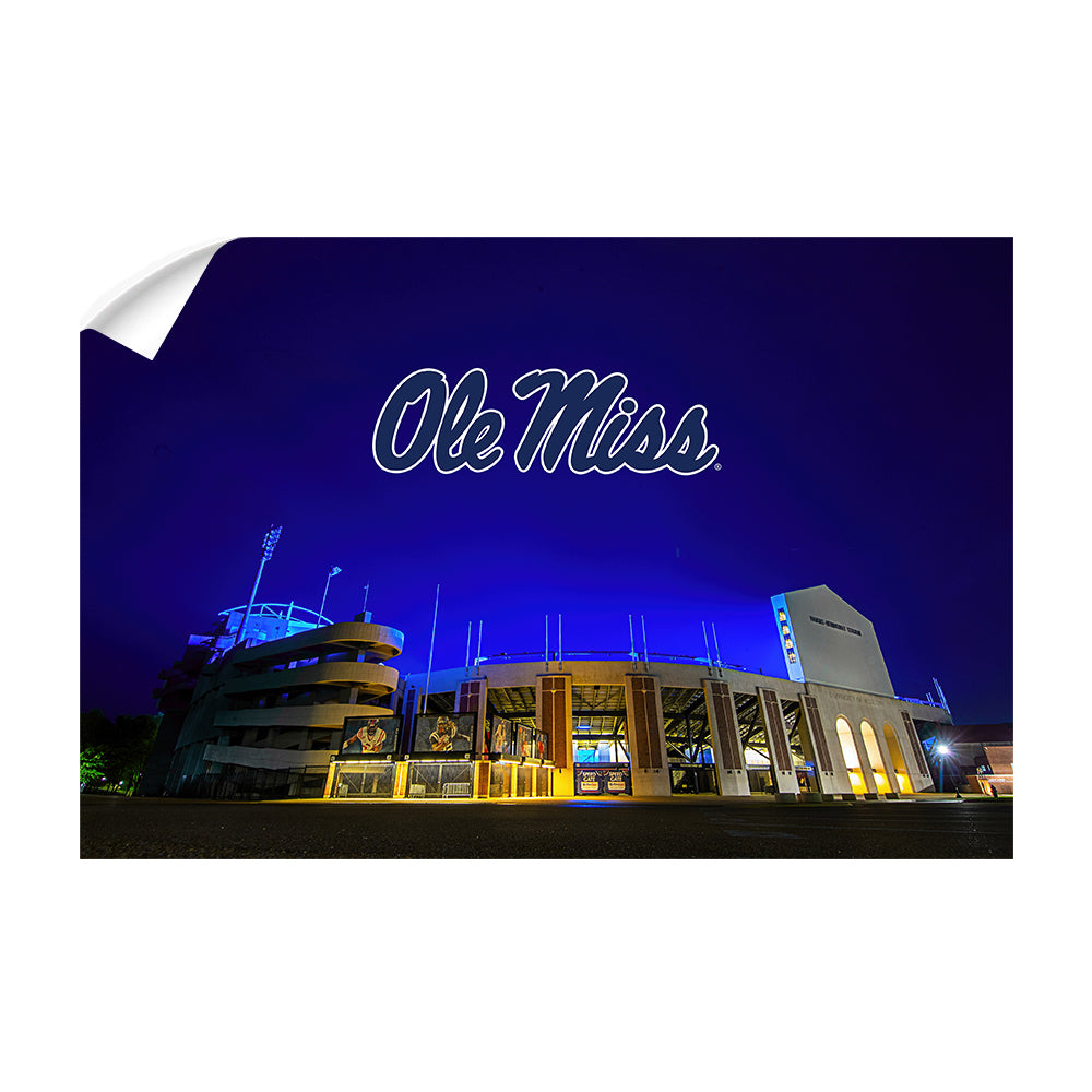 Ole Miss Rebels - Vaught Hemingway Stadium 2020 - College Wall Art #Canvas