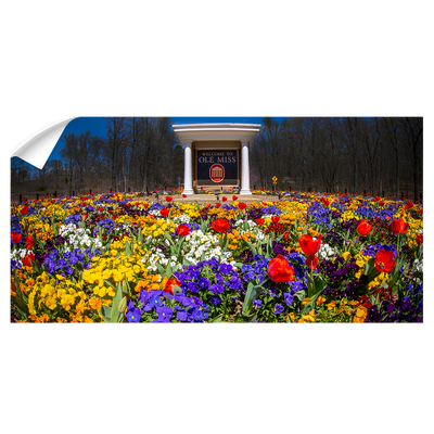 Ole Miss Rebels - Welcome to Ole Miss Spring Flowers - College Wall Art #Wall Decal