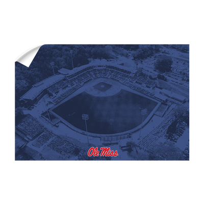 Ole Miss Rebels - Aerial Swayze Blue - College Wall Art #Wall Decal