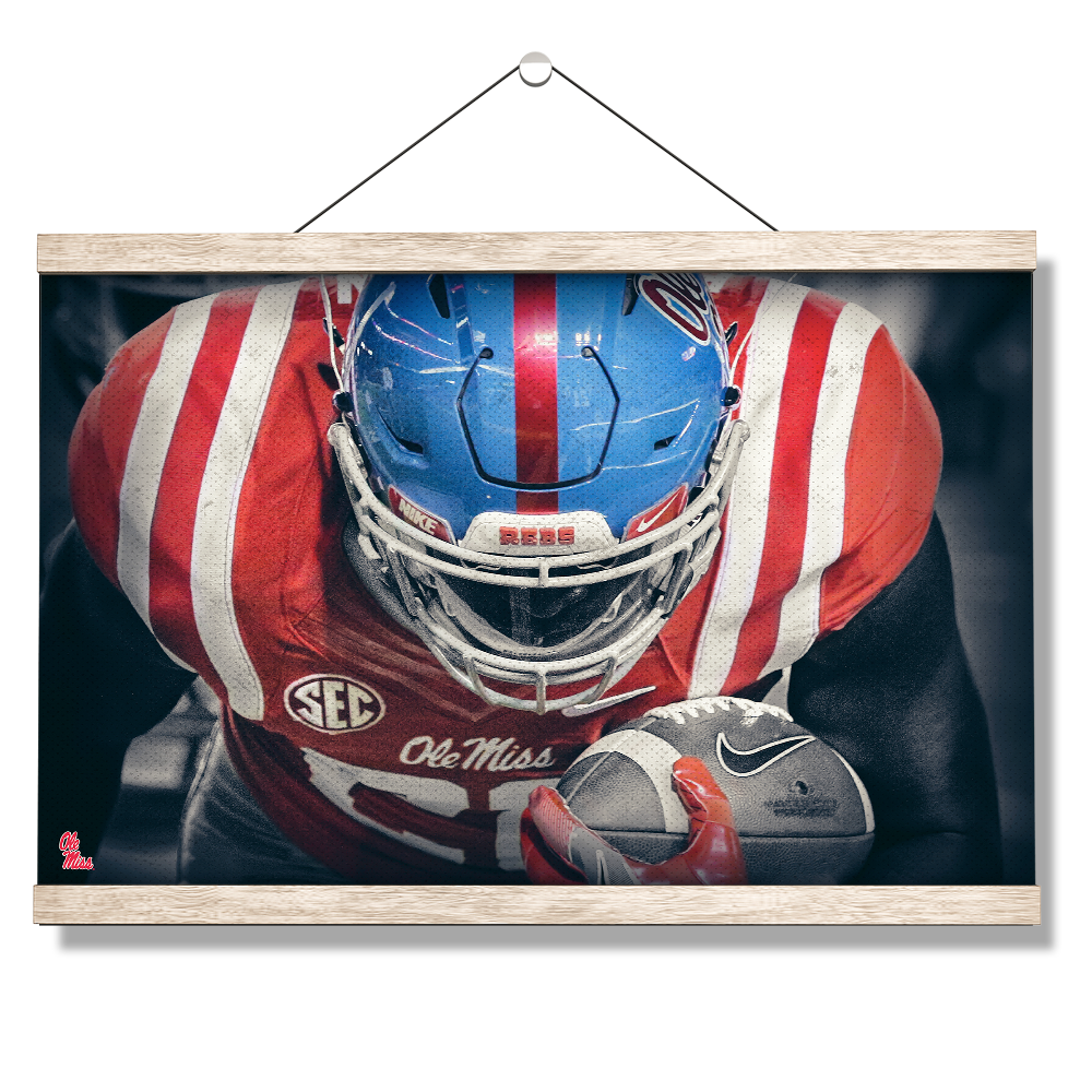 Ole Miss Rebels - Ole Miss Charge - College Wall Art #Canvas