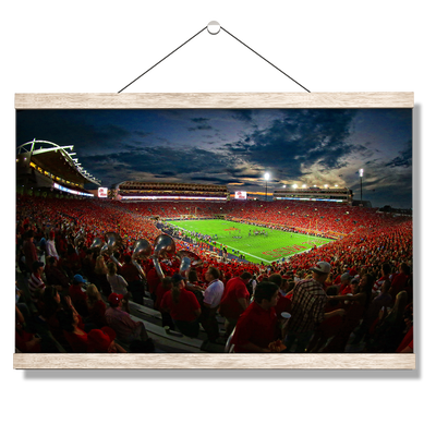 Ole Miss Rebels - Sunset Over Vaught-Hemingway - College Wall Art #Hanging Canvas