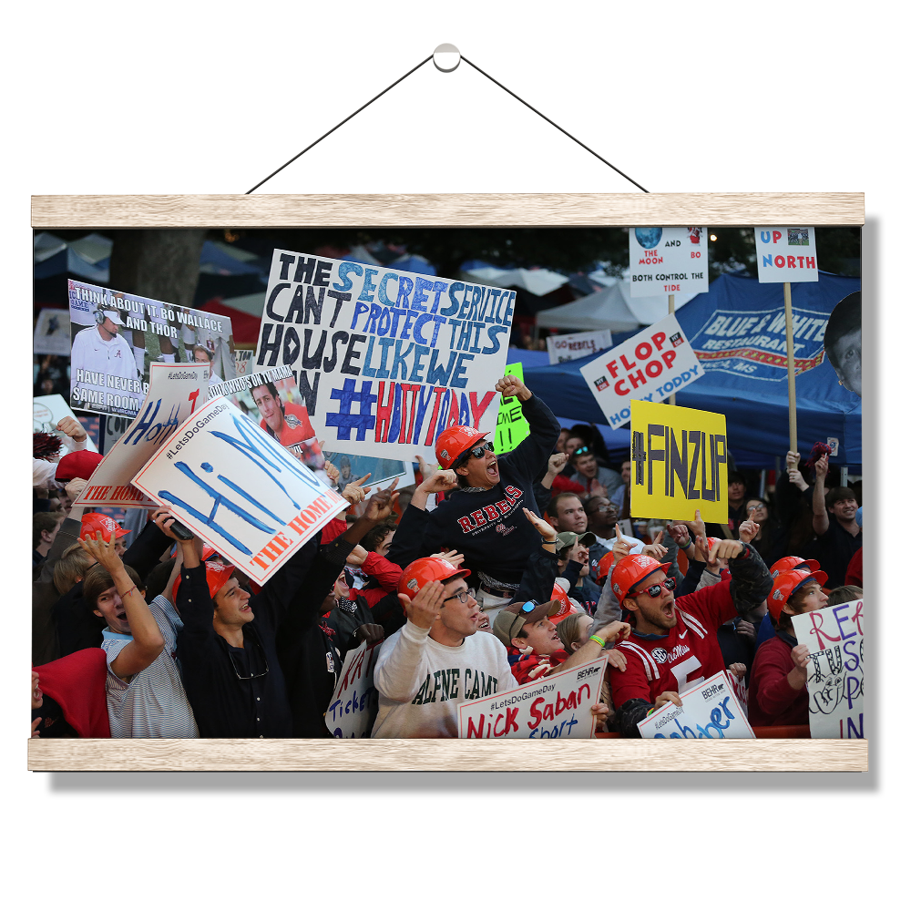 Ole Miss Rebels - Game Day Grove - College Wall Art #Canvas