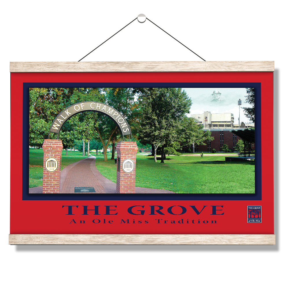 Ole Miss Rebels - The Grove an Ole Miss Tradition - College Wall Art #Canvas