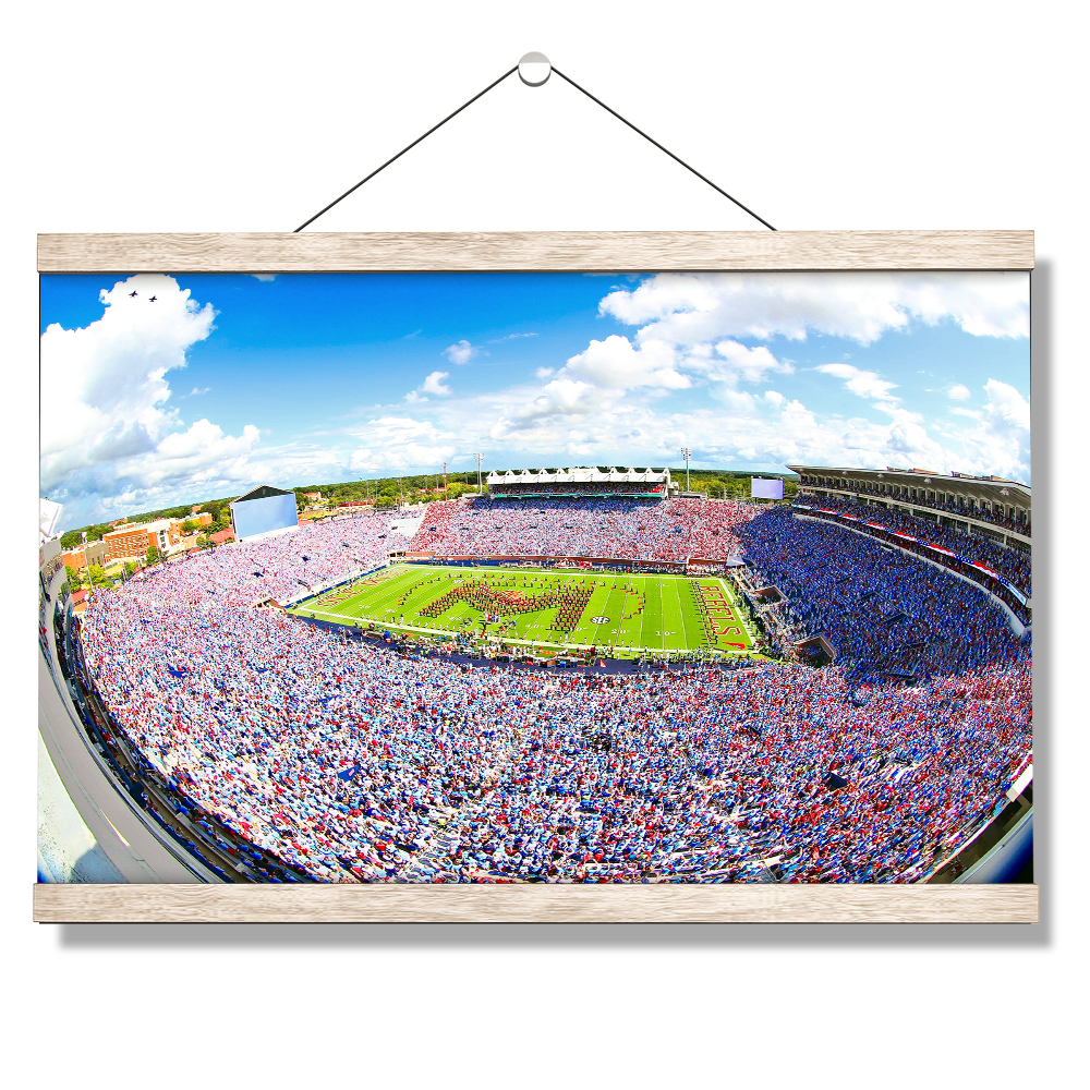 Ole Miss Rebels - Powder Blue Game - College Wall Art #Canvas