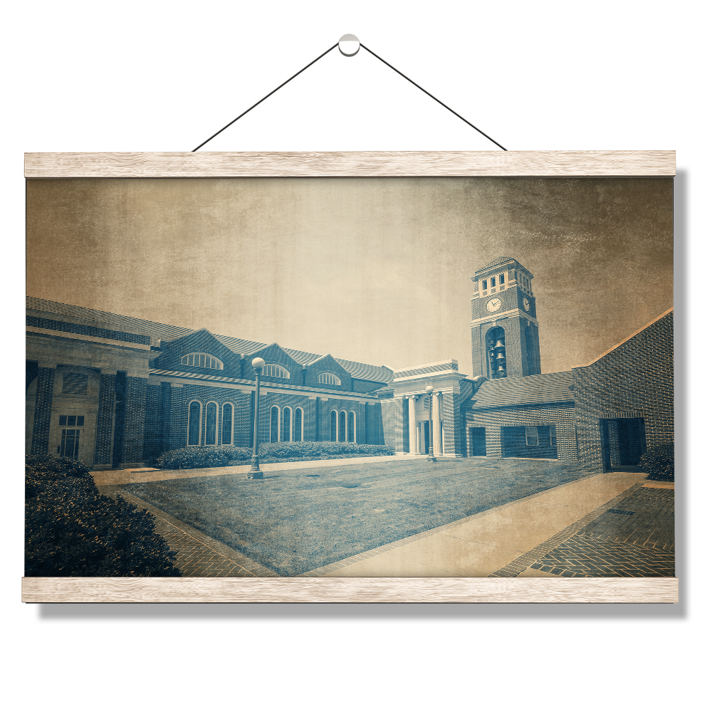 Ole Miss Rebels - Vintage Paris-Yates Chapel - College Wall Art #Hanging Canvas