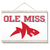 Ole Miss Rebels - Ole Miss Land Shark - College Wall Art #Canvas