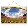 Ole Miss Rebels - End Zone Rebel Football - College Wall Art #Hanging Canvas
