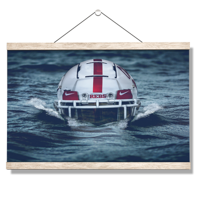 Ole Miss Rebels - Shark Attack - College Wall Art #Hanging Canvas