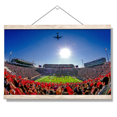 Ole Miss Rebels - Flight Over - College Wall Art #Hanging Canvas