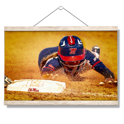 Ole Miss Rebels - Softball Safe - College Wall Art #Hanging Canvas