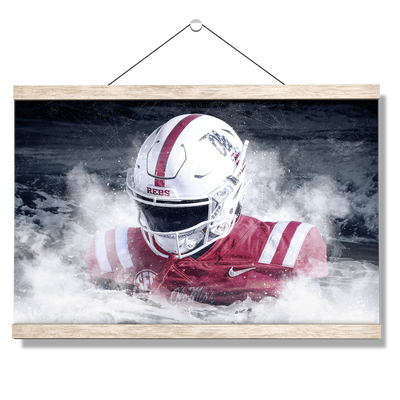 Ole Miss Rebels - Blood In The Water - College Wall Art #Hanging canvas