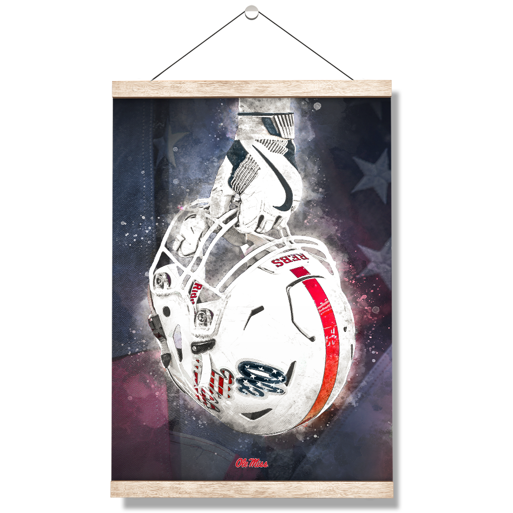 Ole Miss Rebels - Battle Ready Rebel - College Wall Art #Canvas