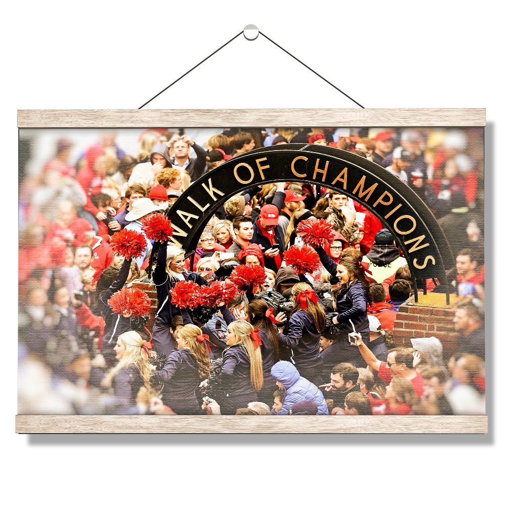 Ole Miss Rebels - Walk of Champions Cheer - College Wall Art #Canvas