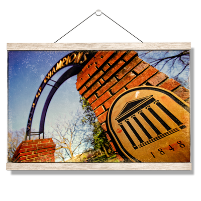 Ole Miss Rebels - 1841 Walk Of Champions - College Wall Art #Hanging Canvas