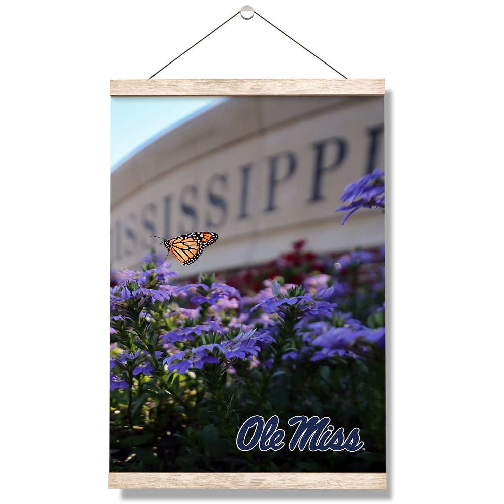 Ole Miss Rebels - Ole Miss Blue - College Wall Art #Canvas