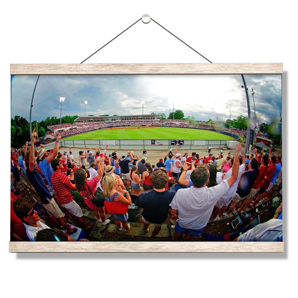 Ole Miss Rebels - Fisheye View of Swayze - College Wall Art #Canvas