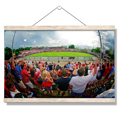 Ole Miss Rebels - Fisheye View of Swayze - College Wall Art #Hanging Canvas
