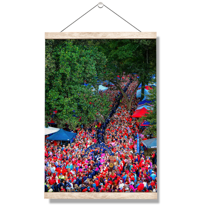 Ole Miss Rebels - Walk Of Champions from new Student Union - College Wall Art #Hanging Canvas