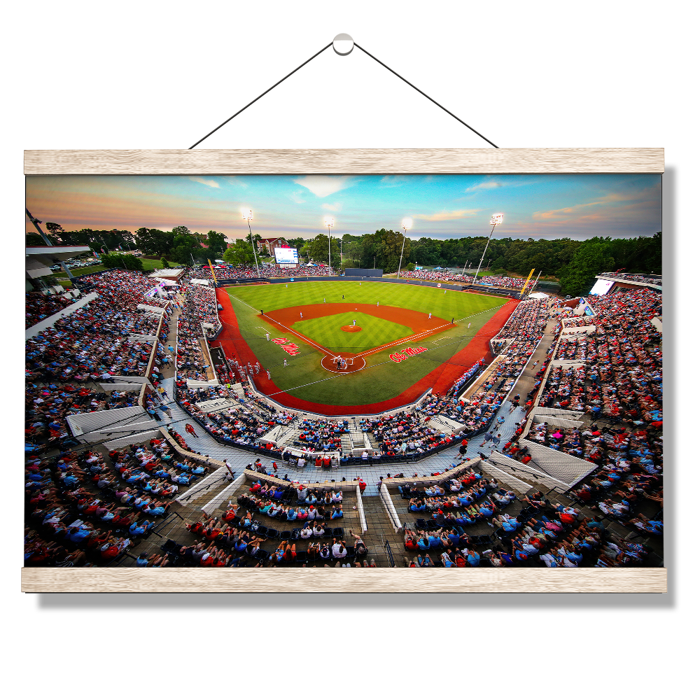 Ole Miss Rebels - Swayze Sunset - College Wall Art #Canvas