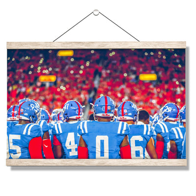 Ole Miss Rebels - All Powder - College Wall Art #Hanging Canvas