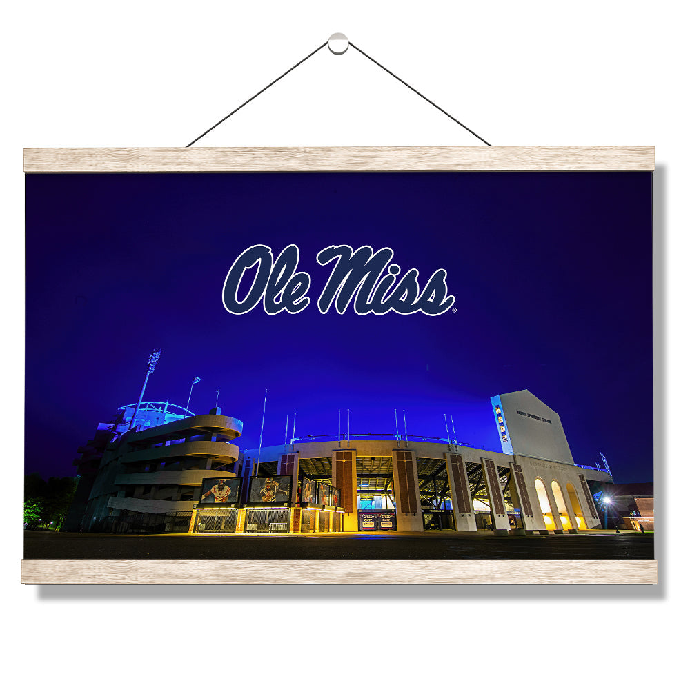 Ole Miss Rebels - Vaught Hemingway Stadium 2020 - College Wall Art #Canvas