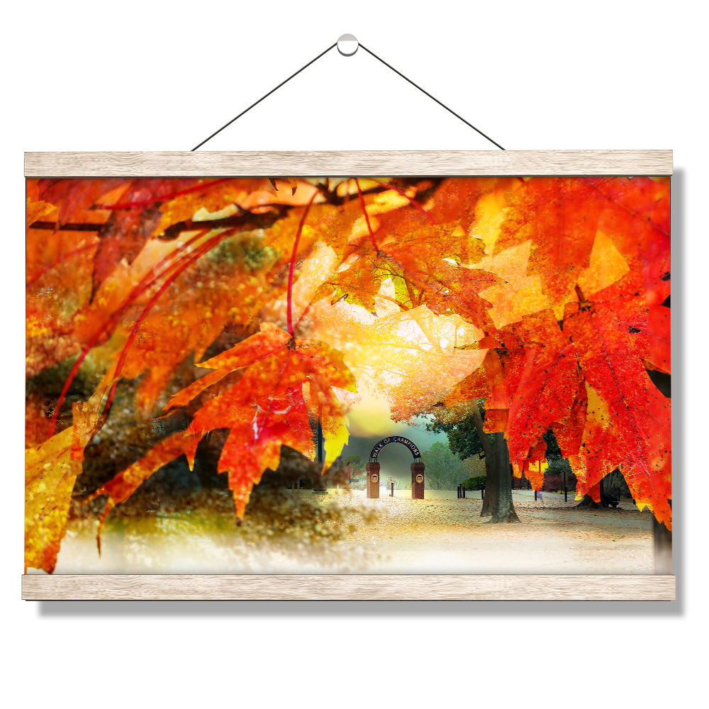 Ole Miss Rebels - Autumn Walk of Champions - College Wall Art #Canvas