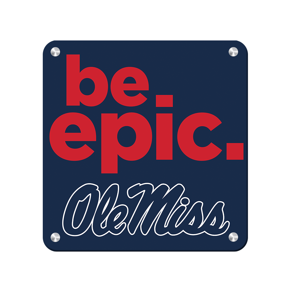 Ole Miss Rebels - Be Epic Ole Miss - College Wall Art #Canvas