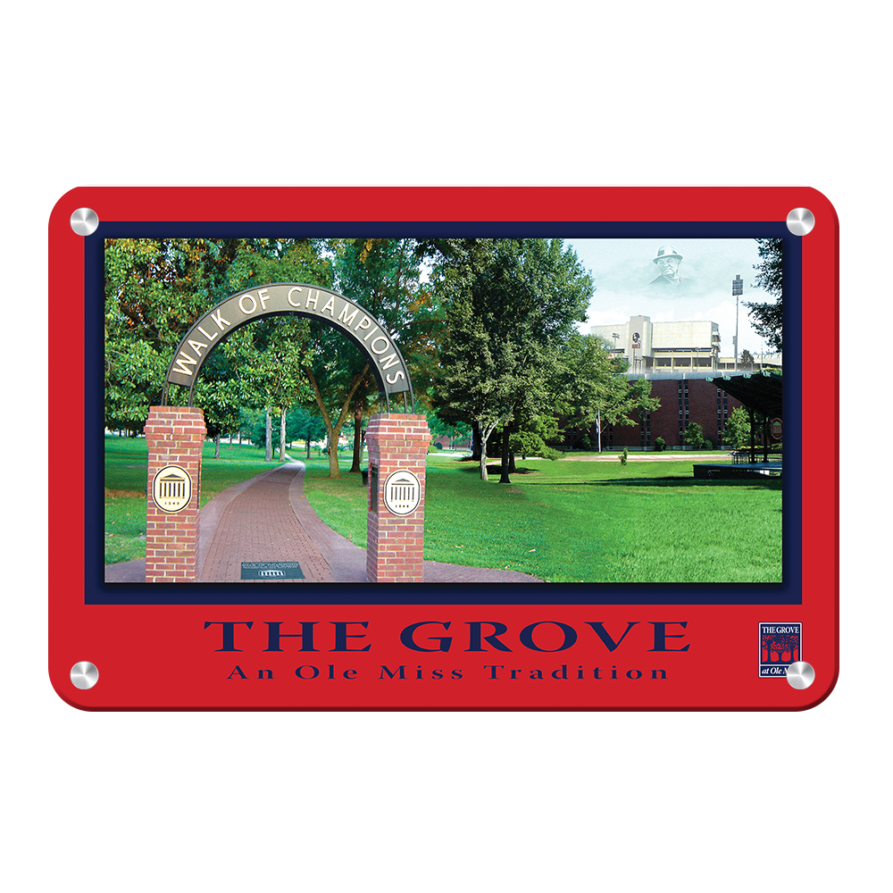 Ole Miss Rebels - The Grove an Ole Miss Tradition - College Wall Art #Canvas