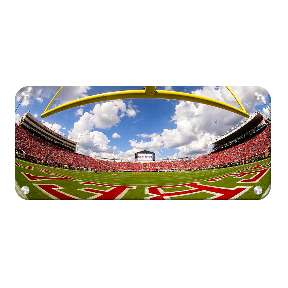 Ole Miss Rebels - Fisheye End zone Panoramic - College Wall Art #Canvas