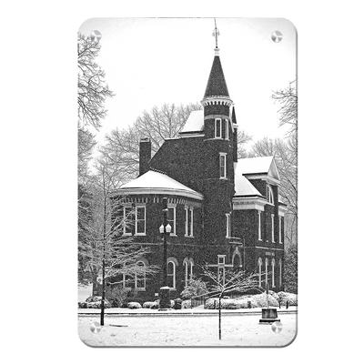 Ole Miss Rebels - Snow Day Ventress Hall - College Wall Art #Metal