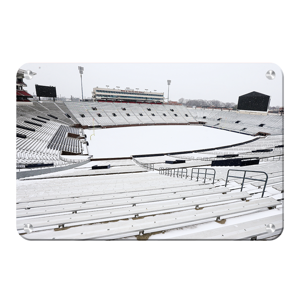 Ole Miss Rebels - Snow Day-Vaught- Hemingway - College Wall Art #Canvas