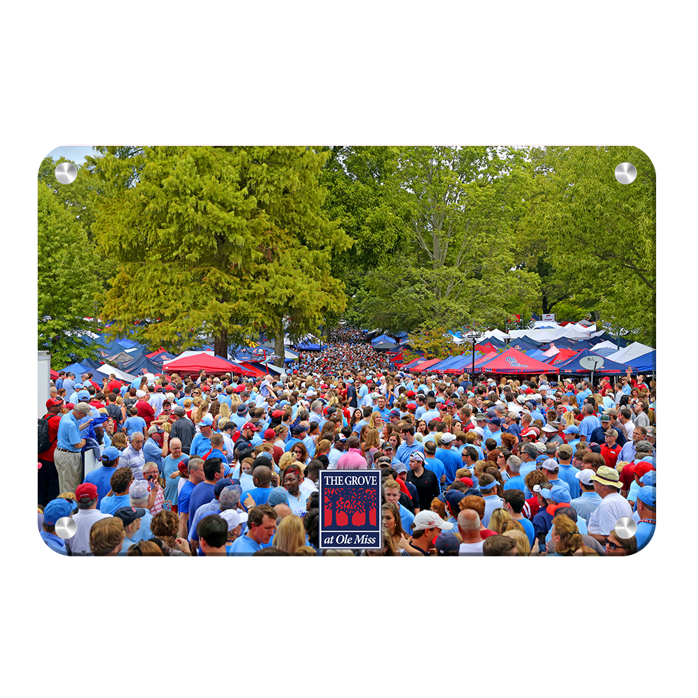 Ole Miss Rebels - Swarm the Grove at Ole Miss - College Wall Art #Canvas