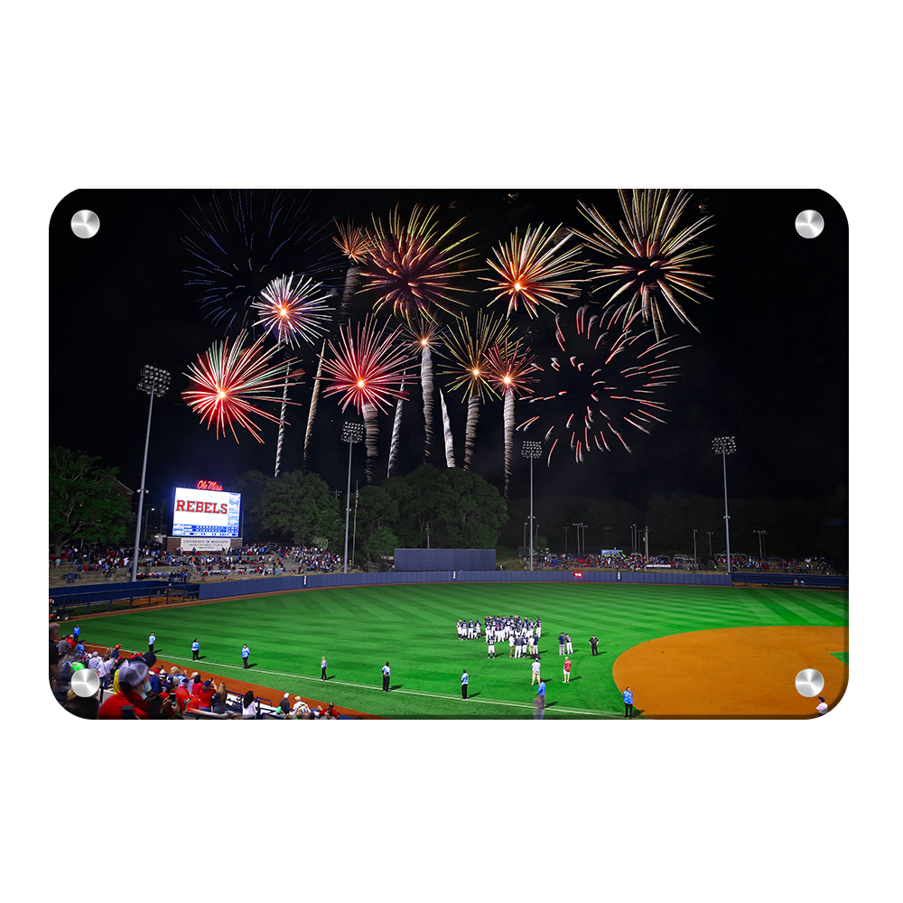 Ole Miss Rebels - More Fireworks Over Swayze - College Wall Art #Canvas