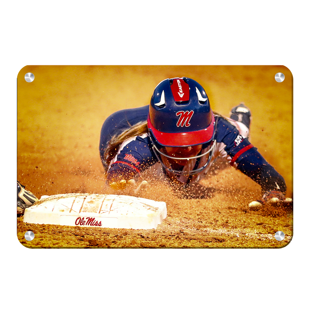 Ole Miss Rebels - Softball Safe - College Wall Art #Canvas