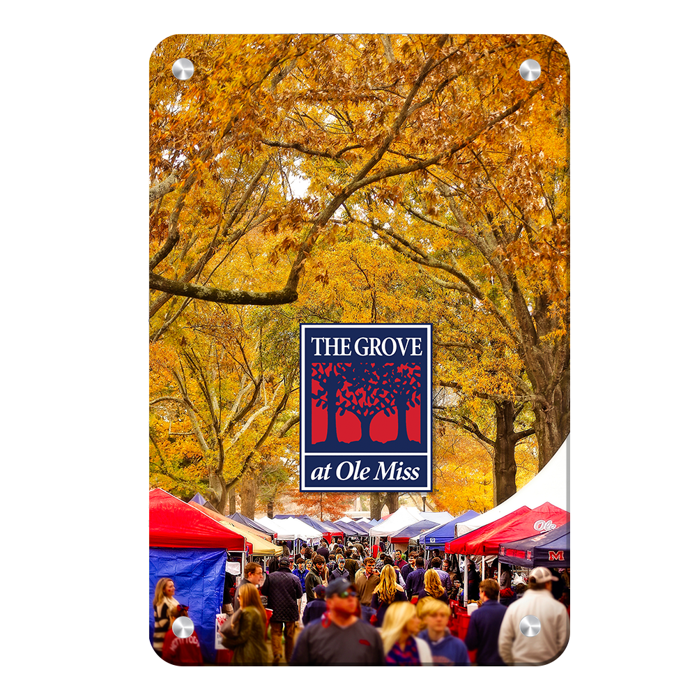 Ole Miss Rebels - Fall Grove - College Wall Art #Canvas