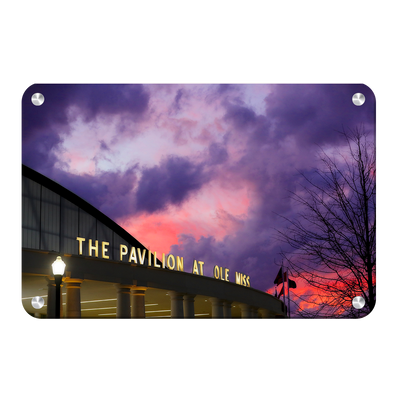 Ole Miss Rebels - The Pavilion at Ole Miss - College Wall Art #Metal