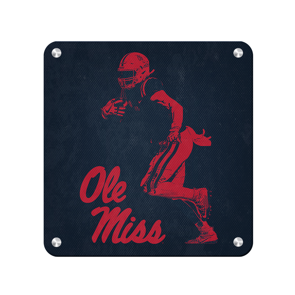 Ole Miss Rebels - Ole Miss Red & Blue - College Wall Art #Canvas