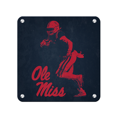 Ole Miss Rebels - Ole Miss Red & Blue - College Wall Art #Metal