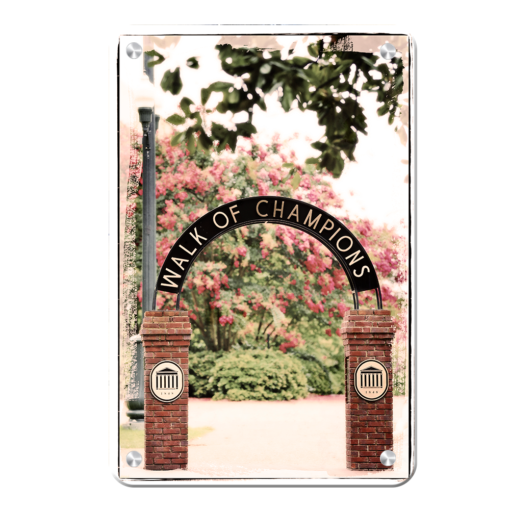 Ole Miss Rebels - Spring Walk of Champions - College Wall Art #Canvas