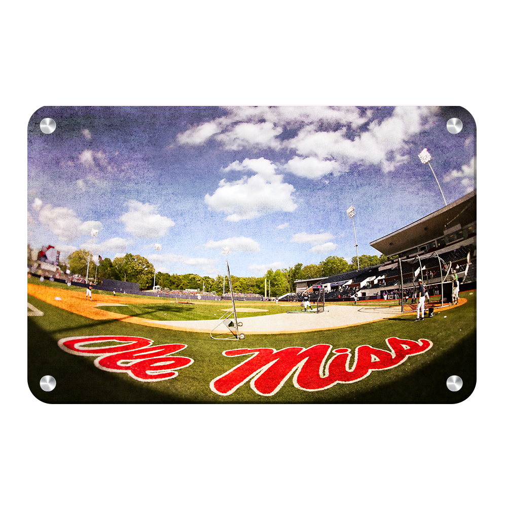 Ole Miss Rebels - Ole Miss Batting Practice - College Wall Art #Canvas